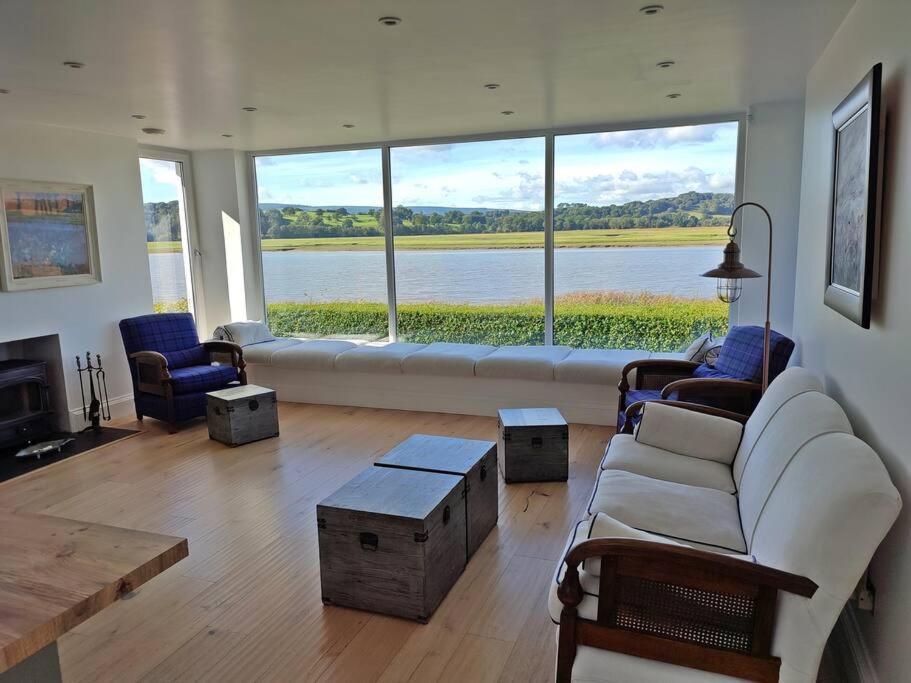 Shorepark - Waterfront Cottage With Stunning Views Dumfries Exterior foto